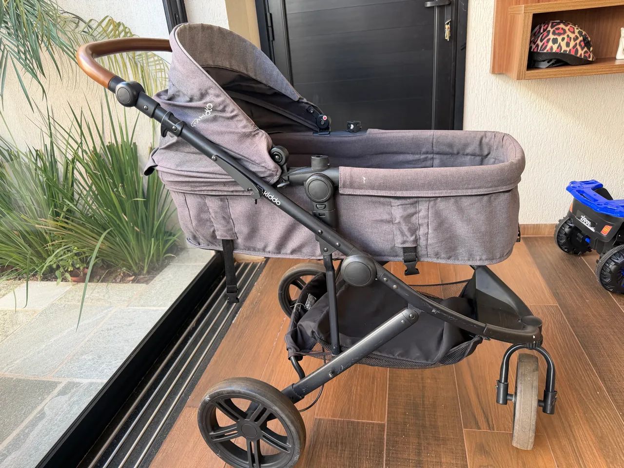 Carrinho kiddo com bebê conforto - Foto 2
