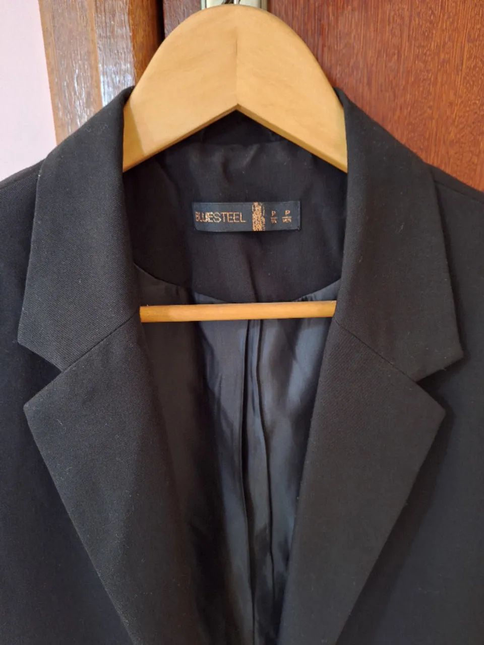 Blazer Alfaiatado Preto - Foto 4