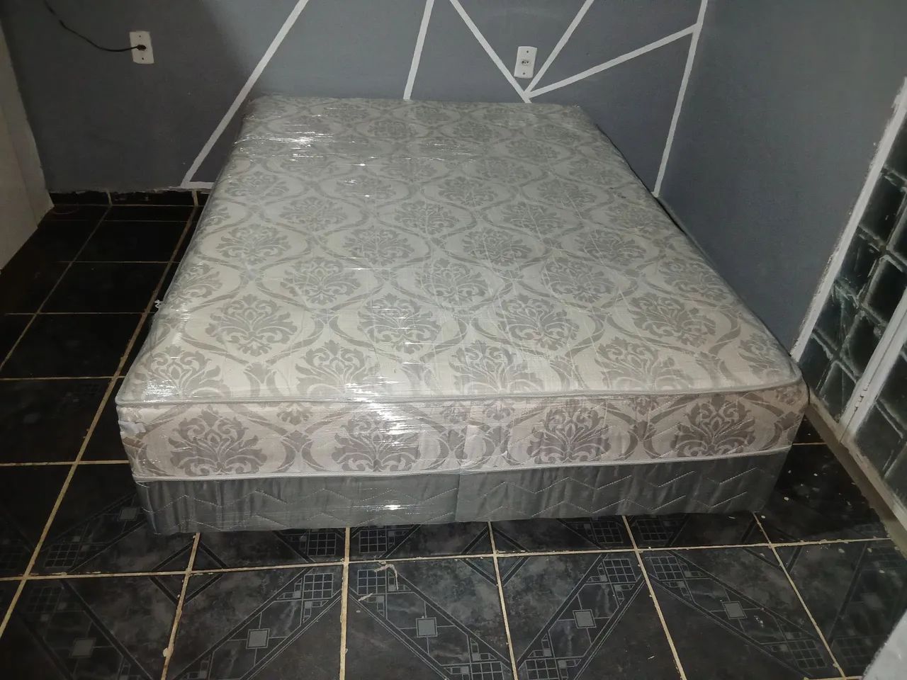 Cama Box Casal De Espuma Higienizada - Foto 3