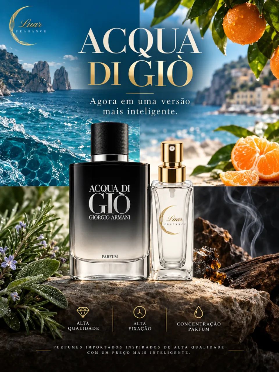 Perfume 15mL masculino | Alta Qualidade e Concentração Parfum - Foto 5