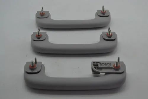 Kit Com 3 Puxador Alça Teto Pqp Creta 2021 Original Cinza-escuro - Foto 6