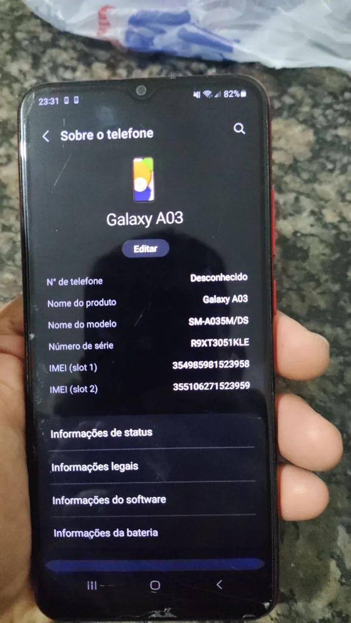 Vendo Celular Samsung A03 - Foto 2