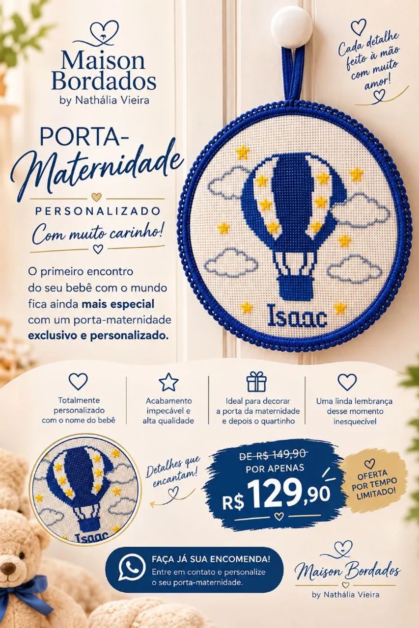 Porta-Maternidade Personalizado