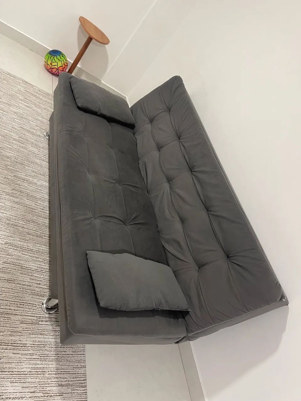 Sofá 3 lugares 1,85m (vira cama)