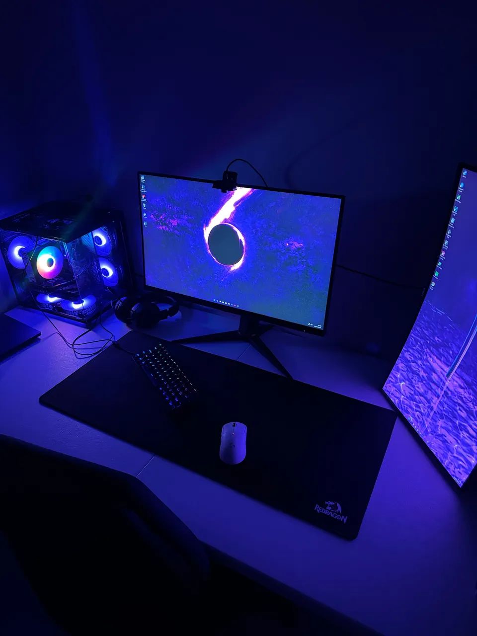 Pc gamer r7 completo, com monitores - Foto 3