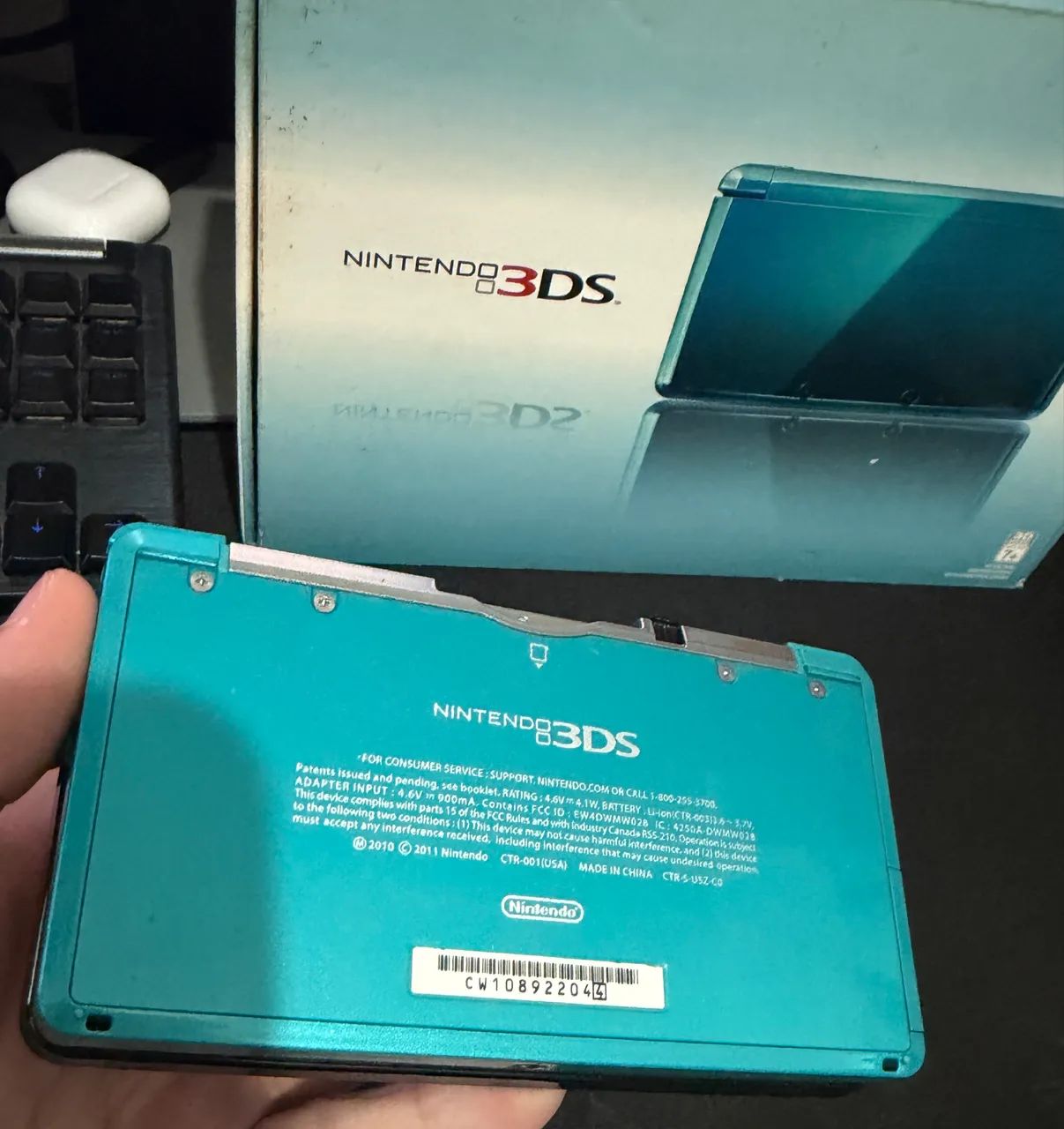Nintendo 3ds com caixa e jogos ótimo estado - Foto 3
