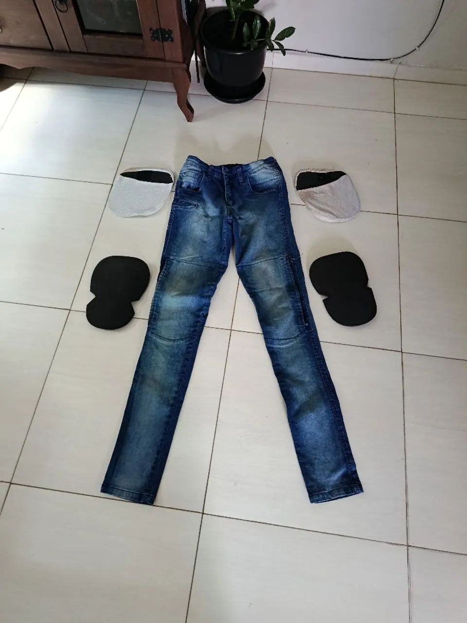 Calça motociclista feminina 38/40