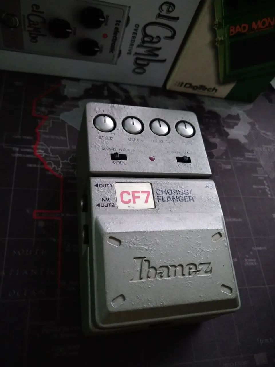 Pedal Ibanez Chorus/Flanger CF7 - Foto 5