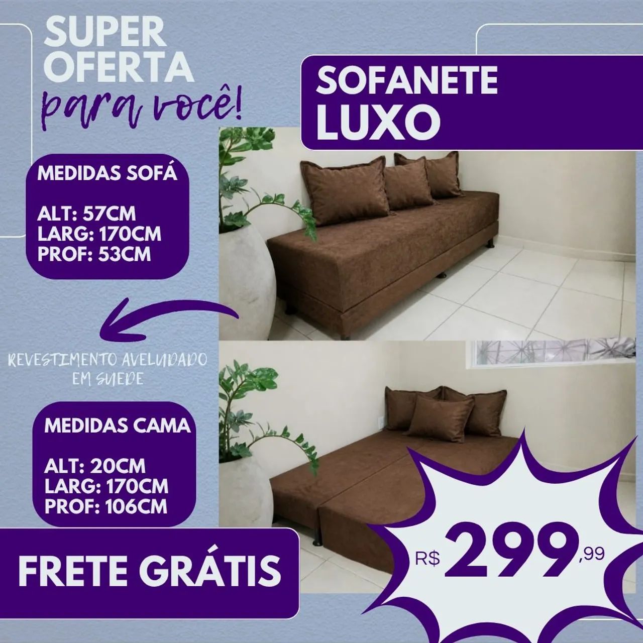 SOFANETE LUXO