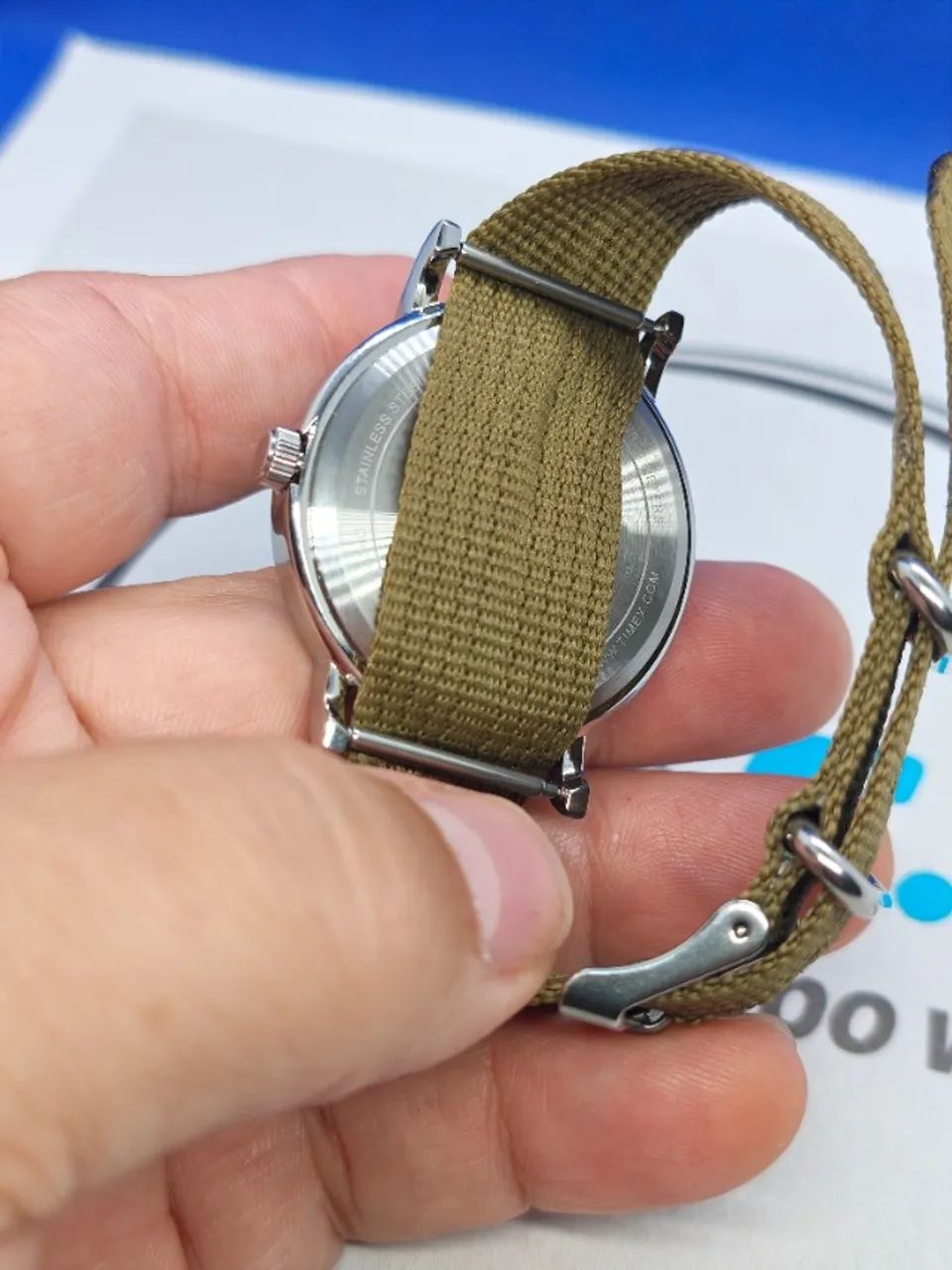 RELOGIO TIMEX INDIGLO NATO - Foto 3