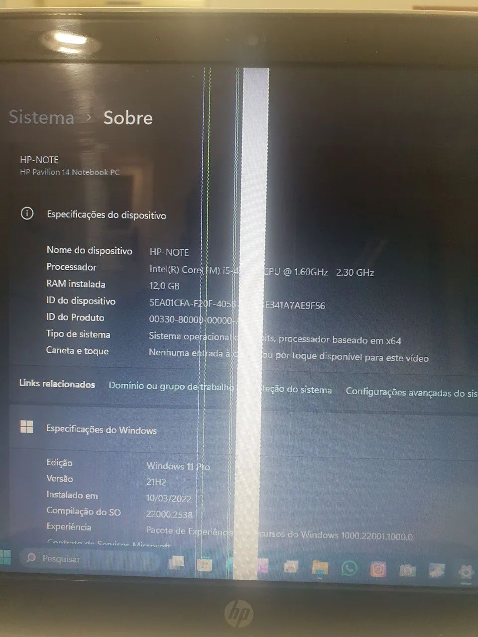 Notebook HP i5 12gb Ddr3 120Gb ssd - Foto 3