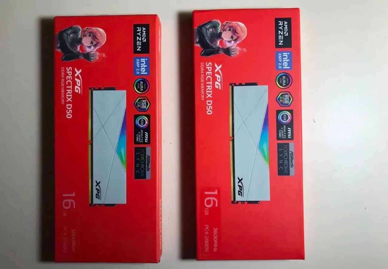 2x8 3200mhz asgard branca - Memória RAM - Padre Miguel, Rio de