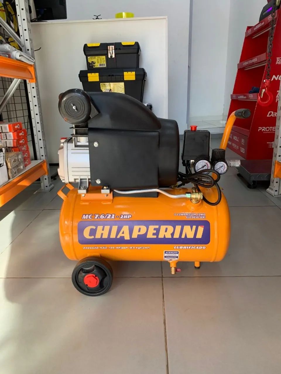 Compressor de Ar 2Hp 21 Litros