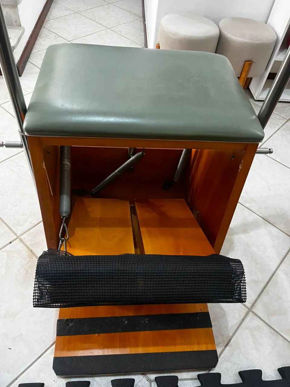 Wunda Chair de Pilates ISP Arktus cor verde