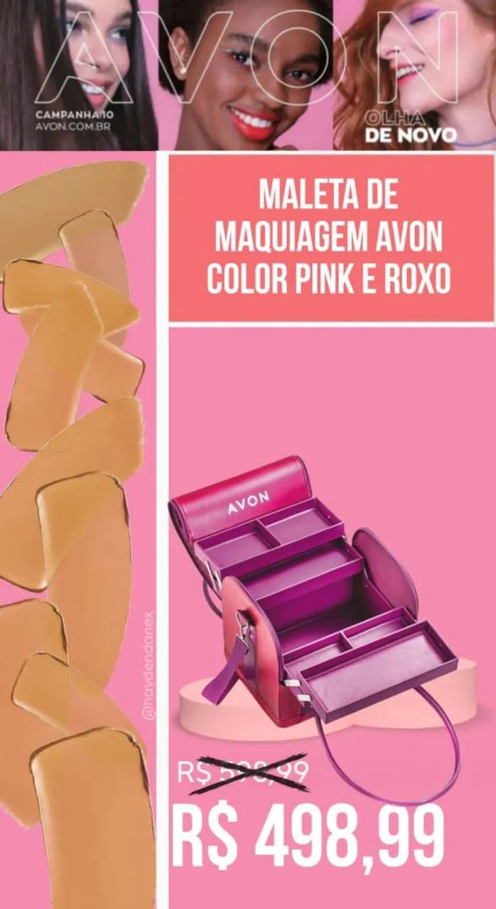 Maleta avon luxuosa 