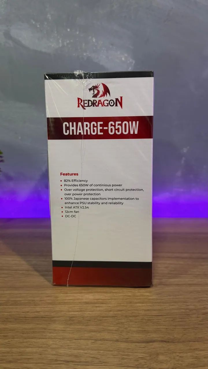 Fonte Redragon 650W 80 Plus Bronze - Foto 4