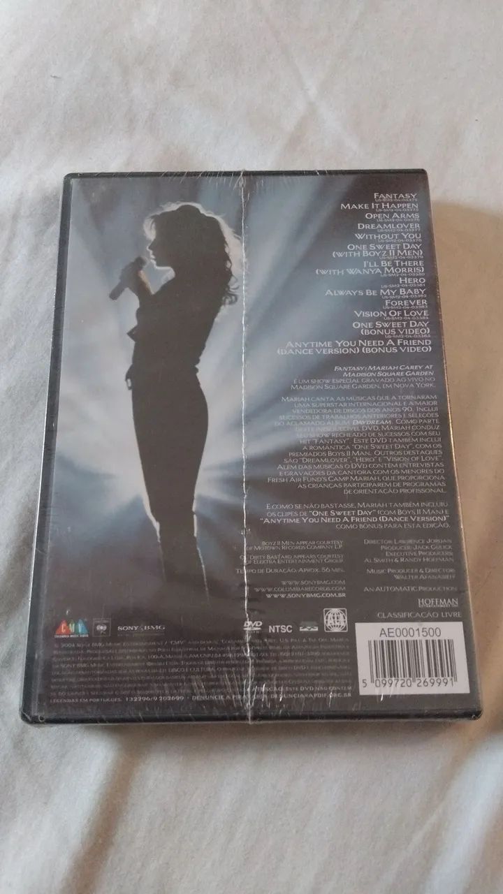 DVD Mariah Carey Fantasy At Madson Squire Garden LACRADO - DVD