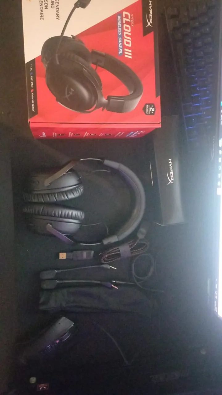HyperX Cloud 3 Wireless Preto  - Foto 2