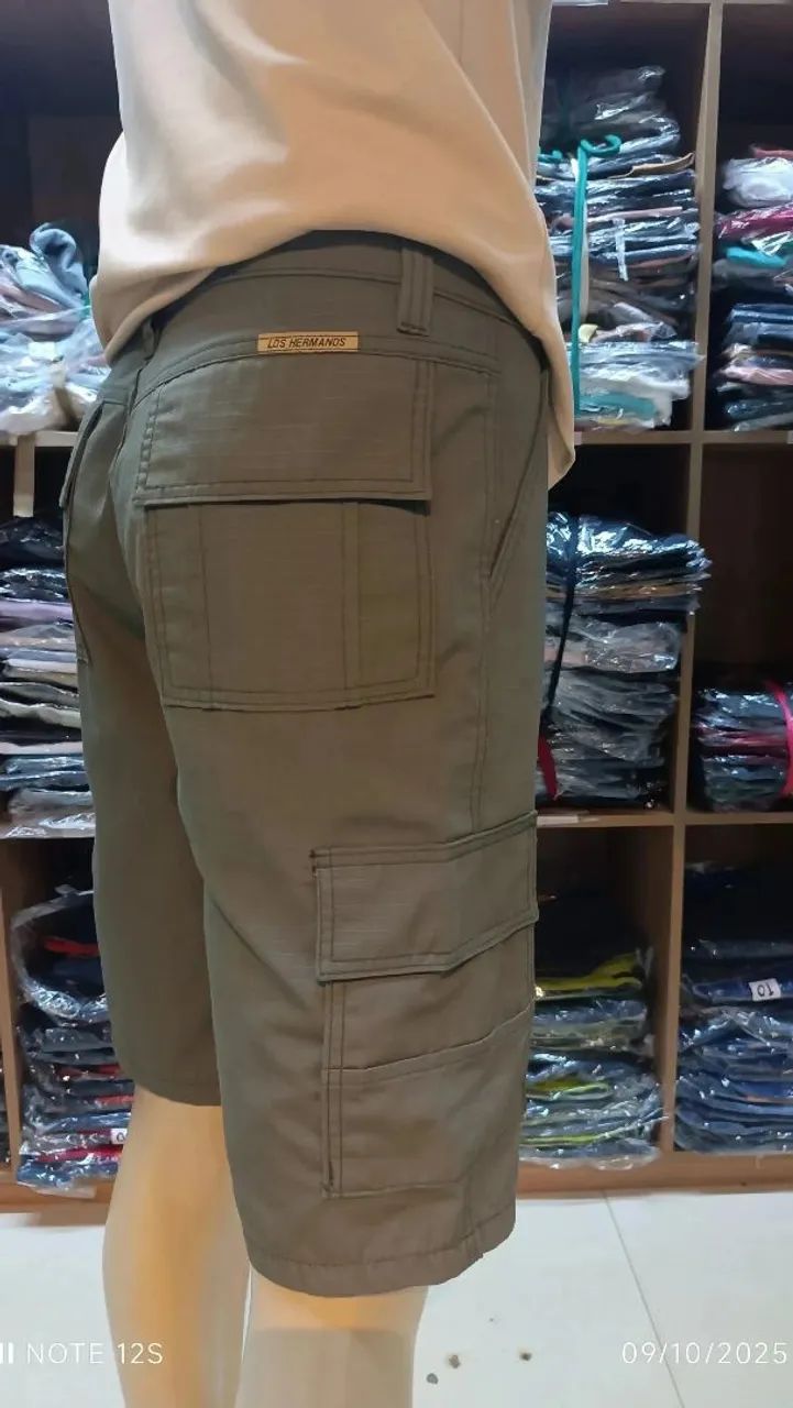 Bermudas cargo ripstop 