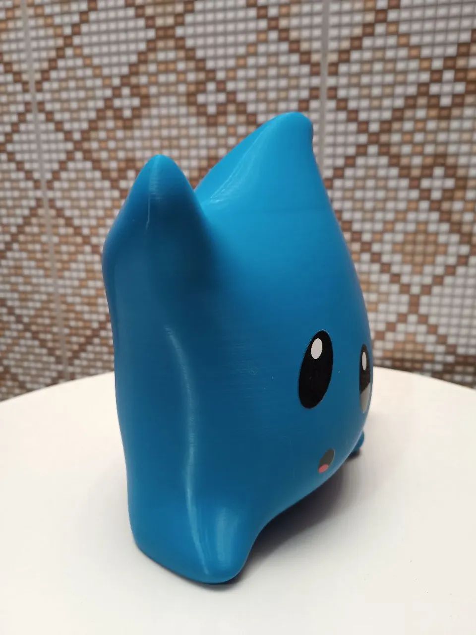 Balde Pipoca Luma Azul Impressão 3D com Luzes pilha AAA - Foto 3