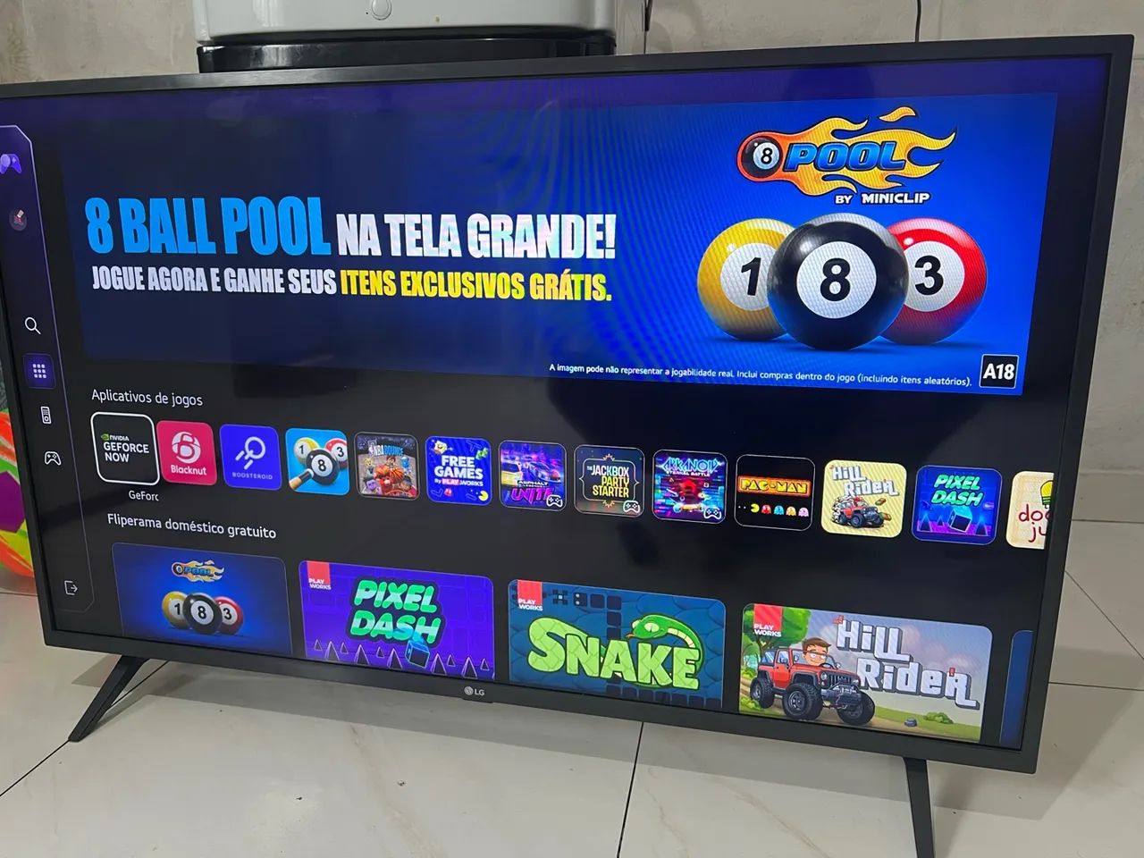 TELÃO SMART LG 4K COM XBOX INTEGRADO 43 POLEGADAS 