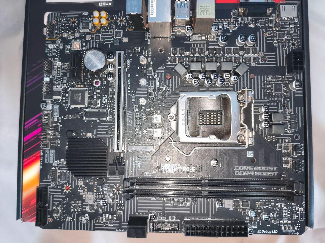 Placa mãe MSI B560M PRO-E BOM USO - Foto 2