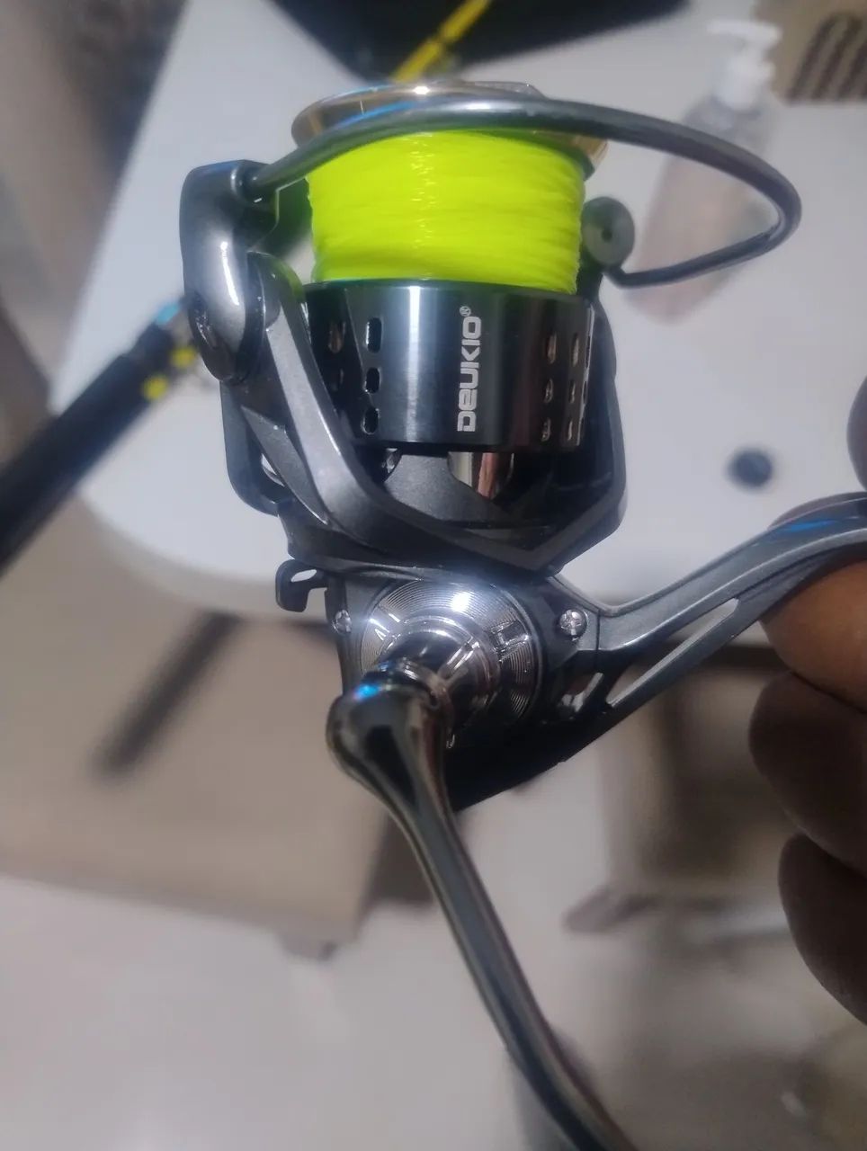 Vara Pesca + Molinete C/ Linha  - Foto 2