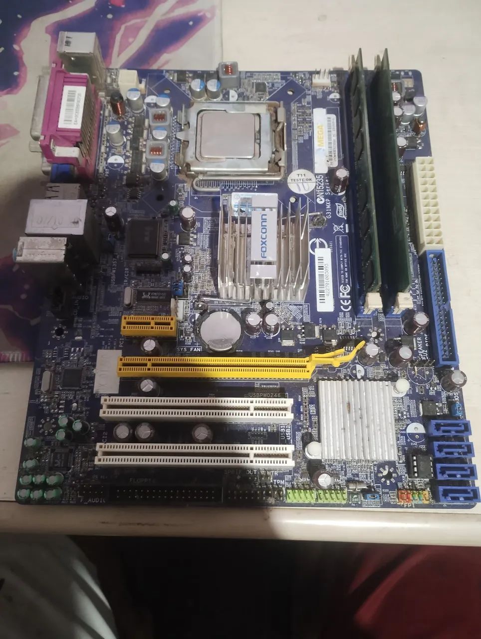 Kit lga 775 100% funcionando