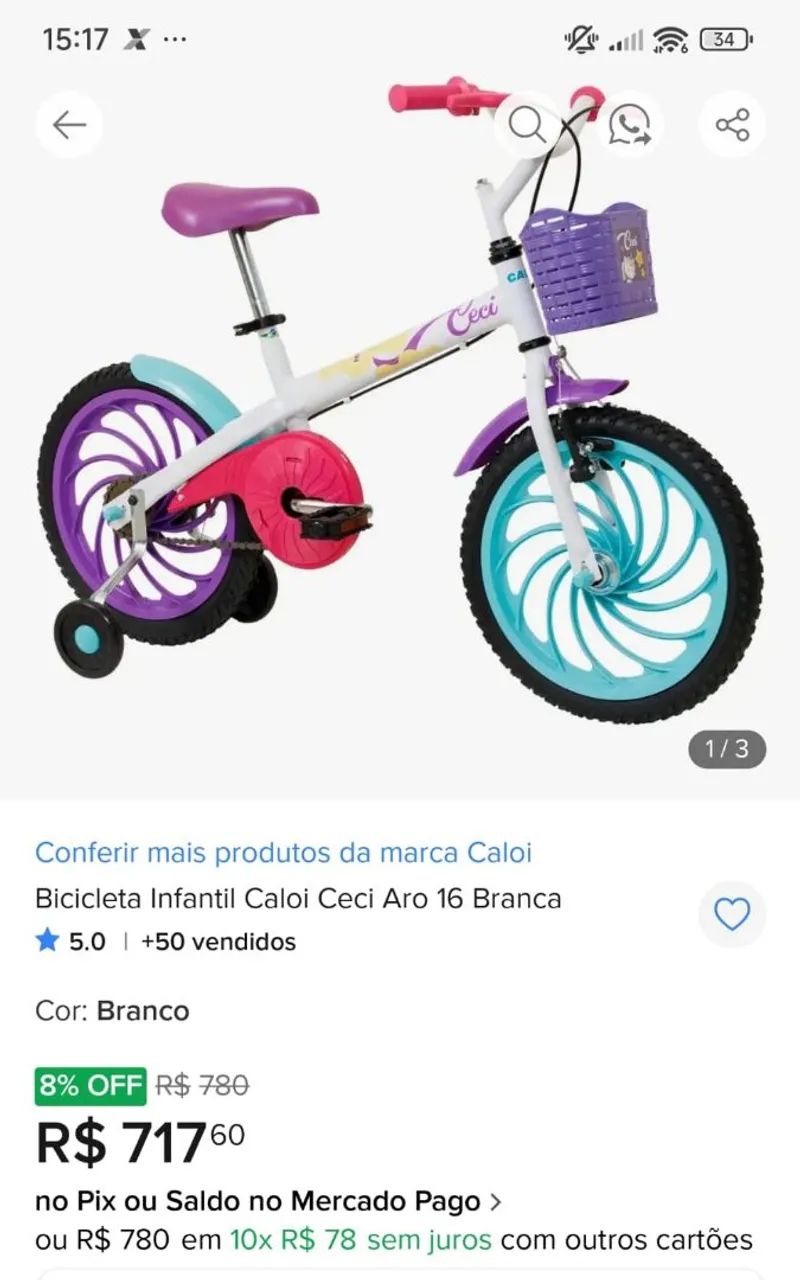 Bicicleta infantil - Foto 5