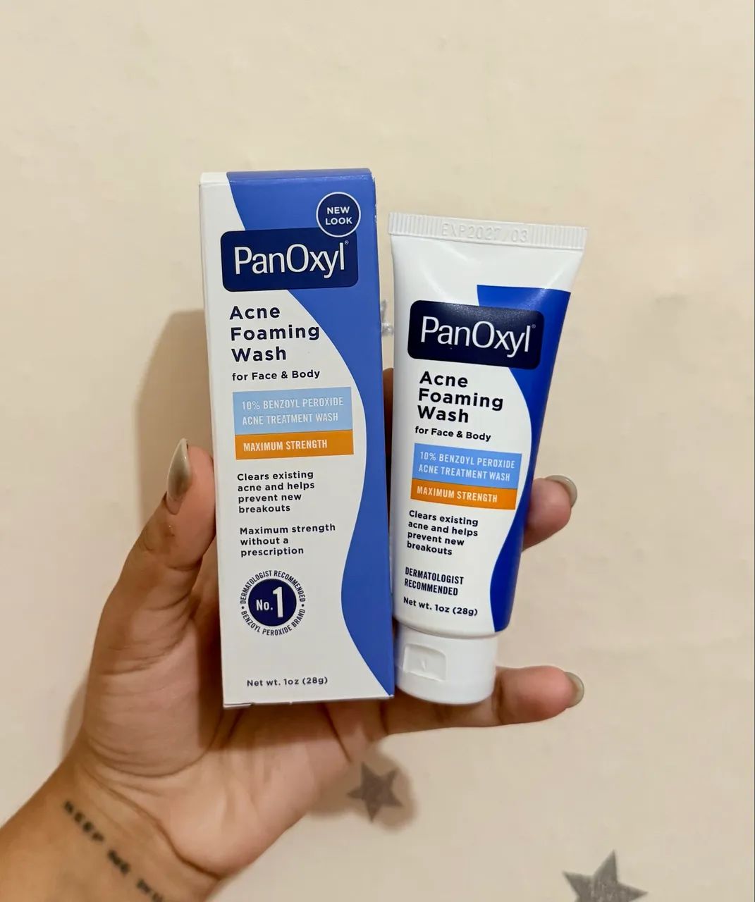 Panoxyl Sabonete facial com peróxido de benzoíla (acne foaming wash) anti acne 