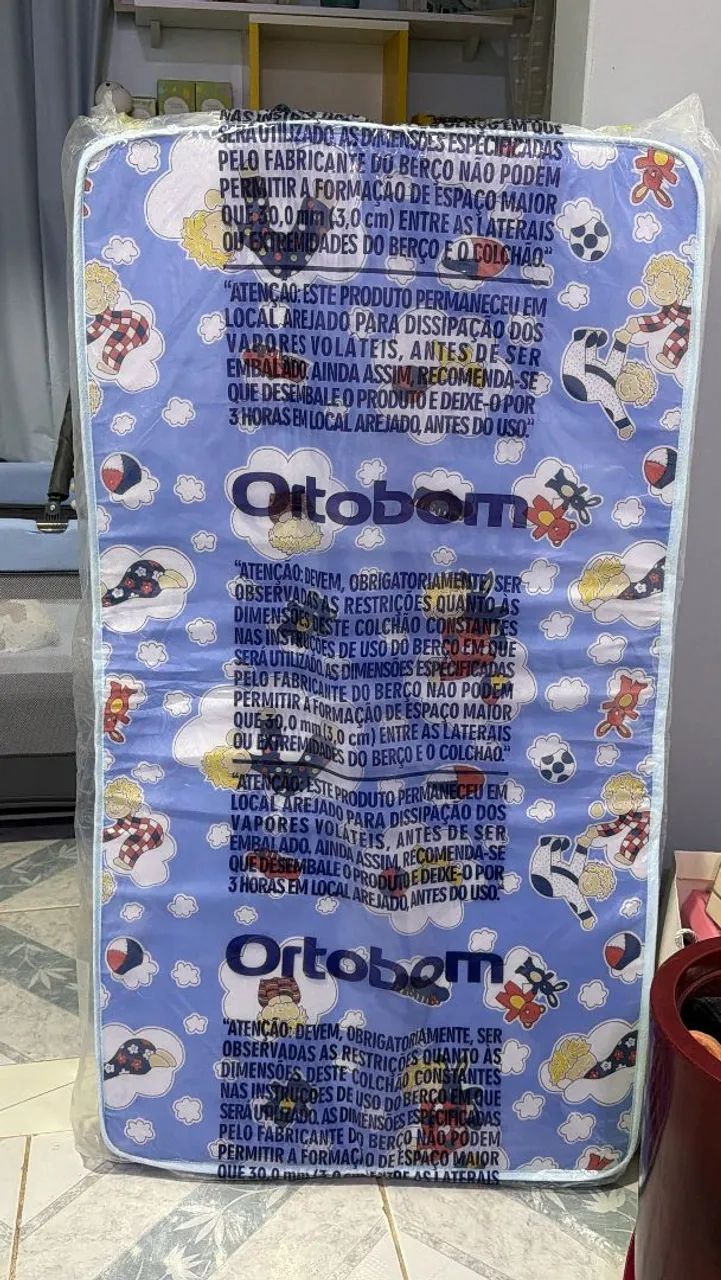 Vendo colchão para bebê marca ORTOBOM