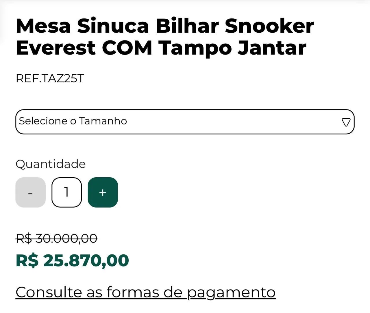 Mesa de sinuca com tampo para mesa de jantar  - Foto 5