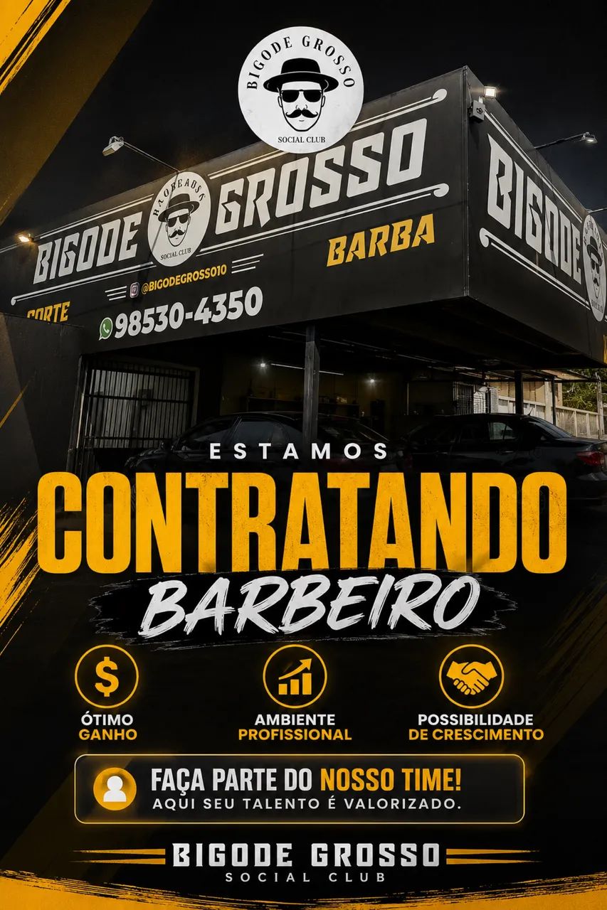 VAGA PARA BARBEIRO