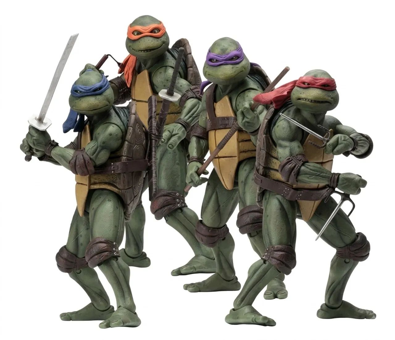 Pack com 4 Action Figure das Tartarugas Ninjas - NECA - Foto 3