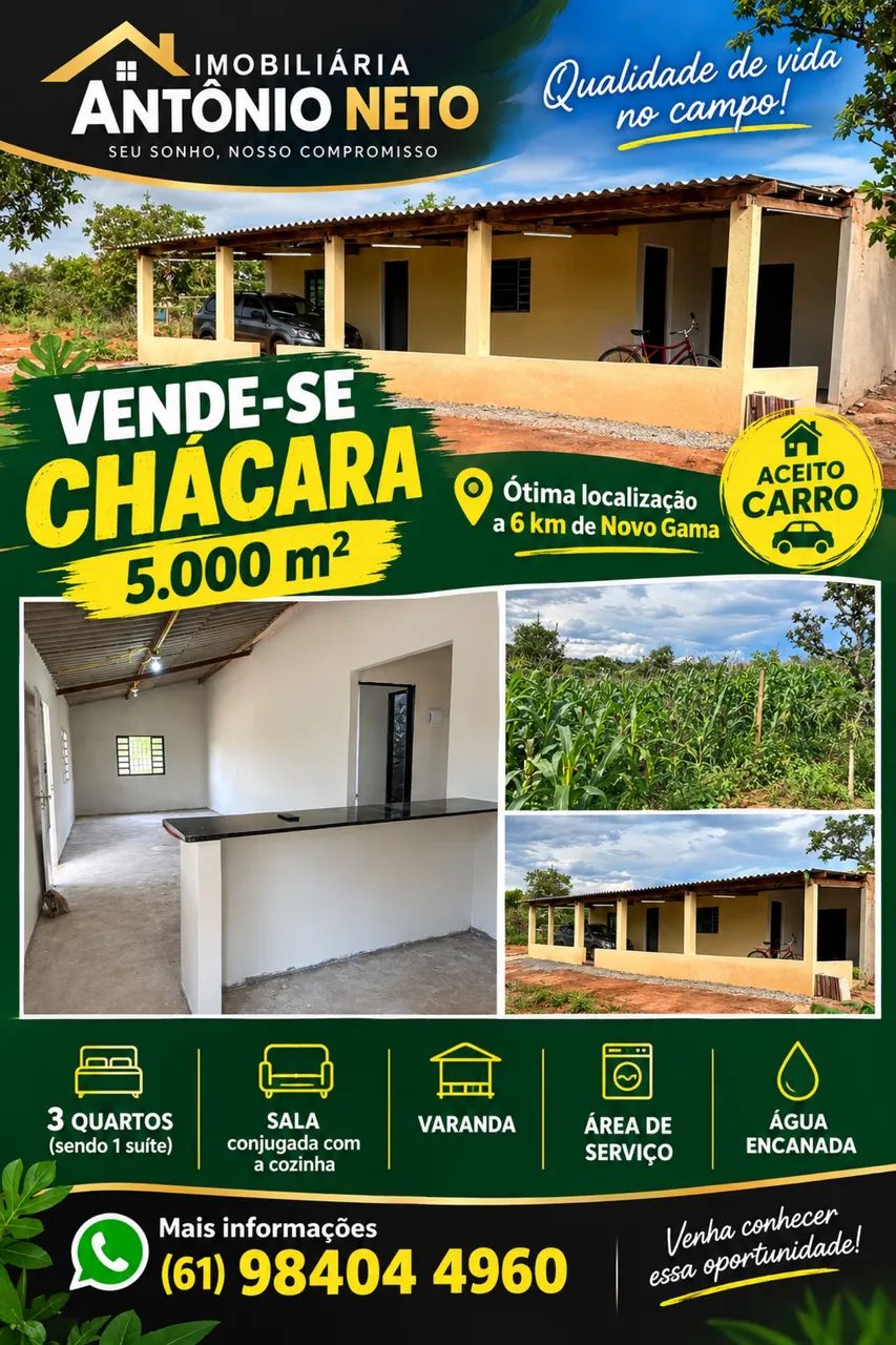 Chácara em Novo Gama a venda