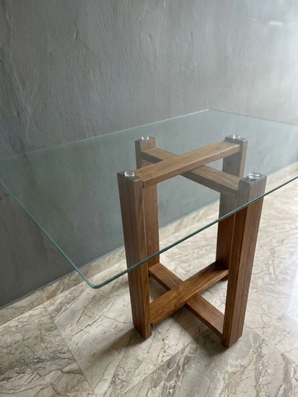 Mesa de vidro em ótimo estado 