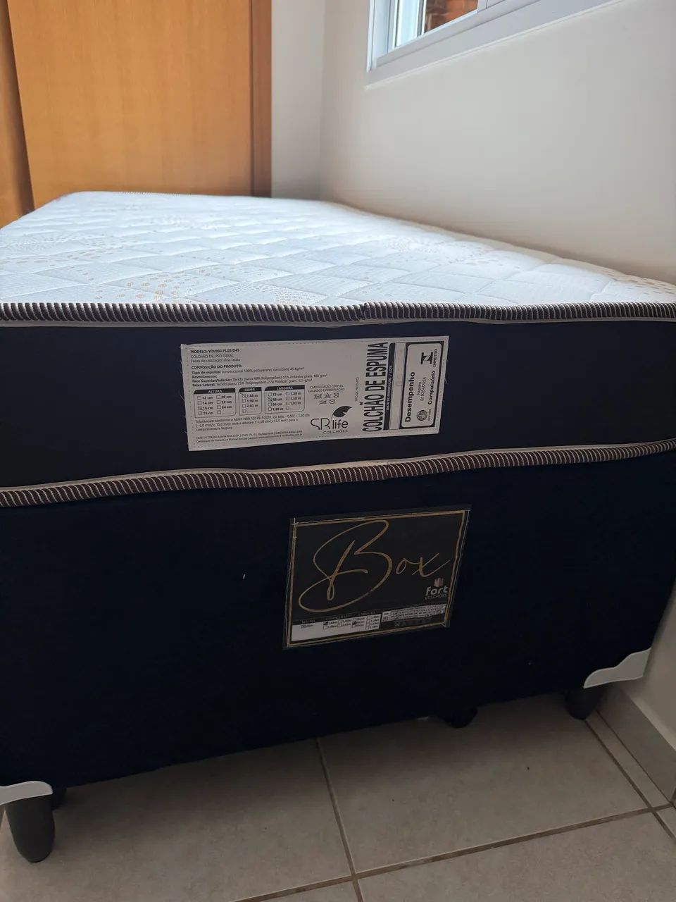 Cama Box solteiro