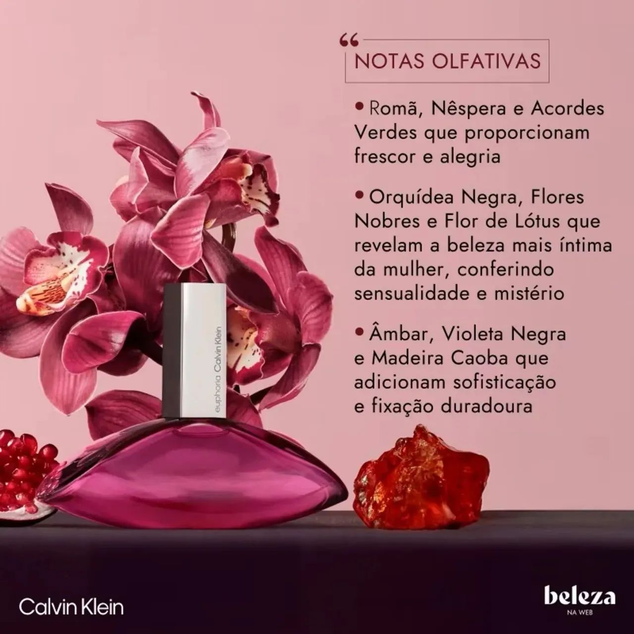Euphoria Calvin Klein Eau de Parfum - Perfume Feminino 100ml - Foto 3