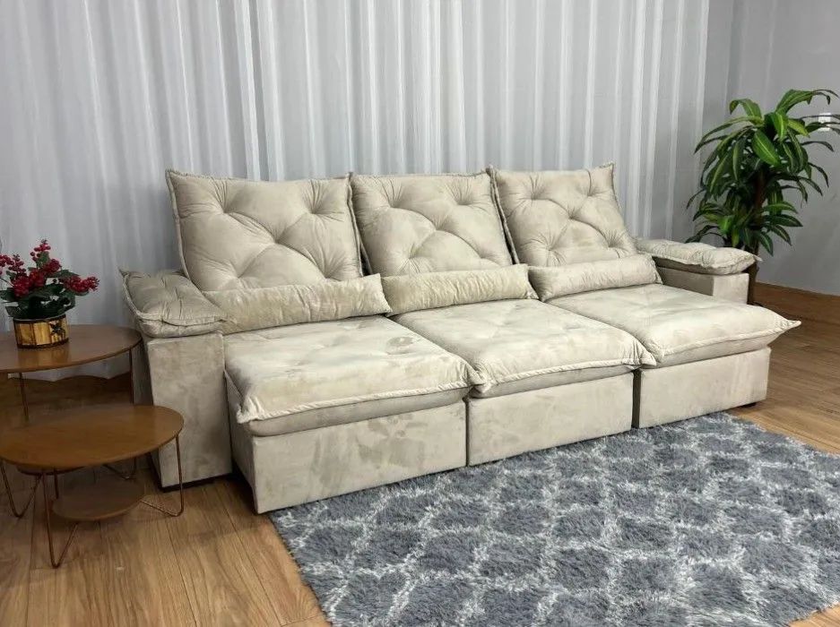SOFA RETRATIL RECLINÁVEL 2,70.MTS 1.999,00 - Foto 2