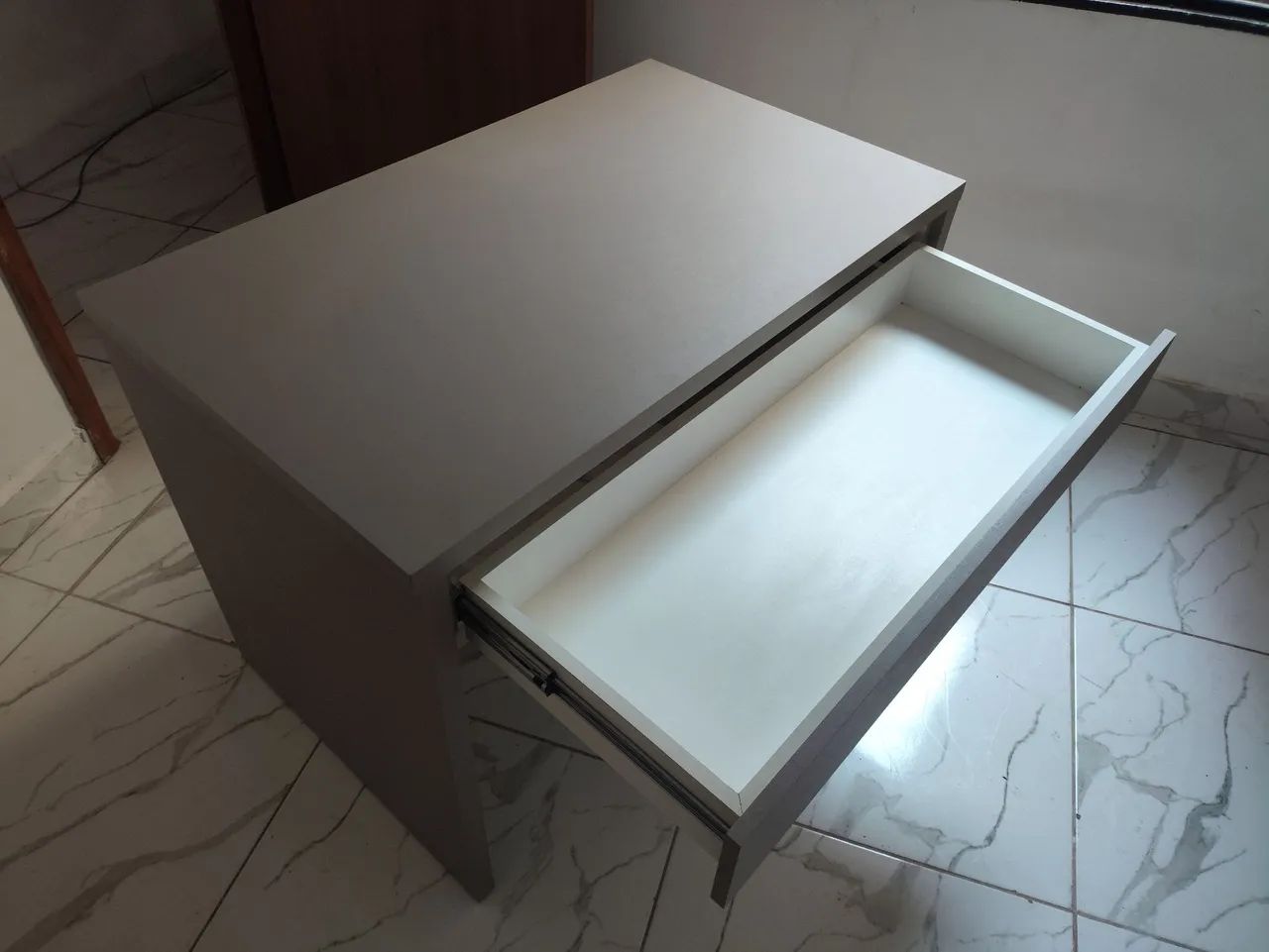 Escrivaninha Cinza MDF