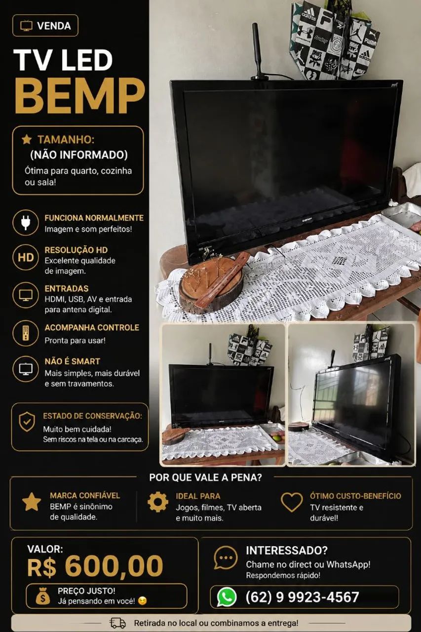 Vende-se TV Semp 