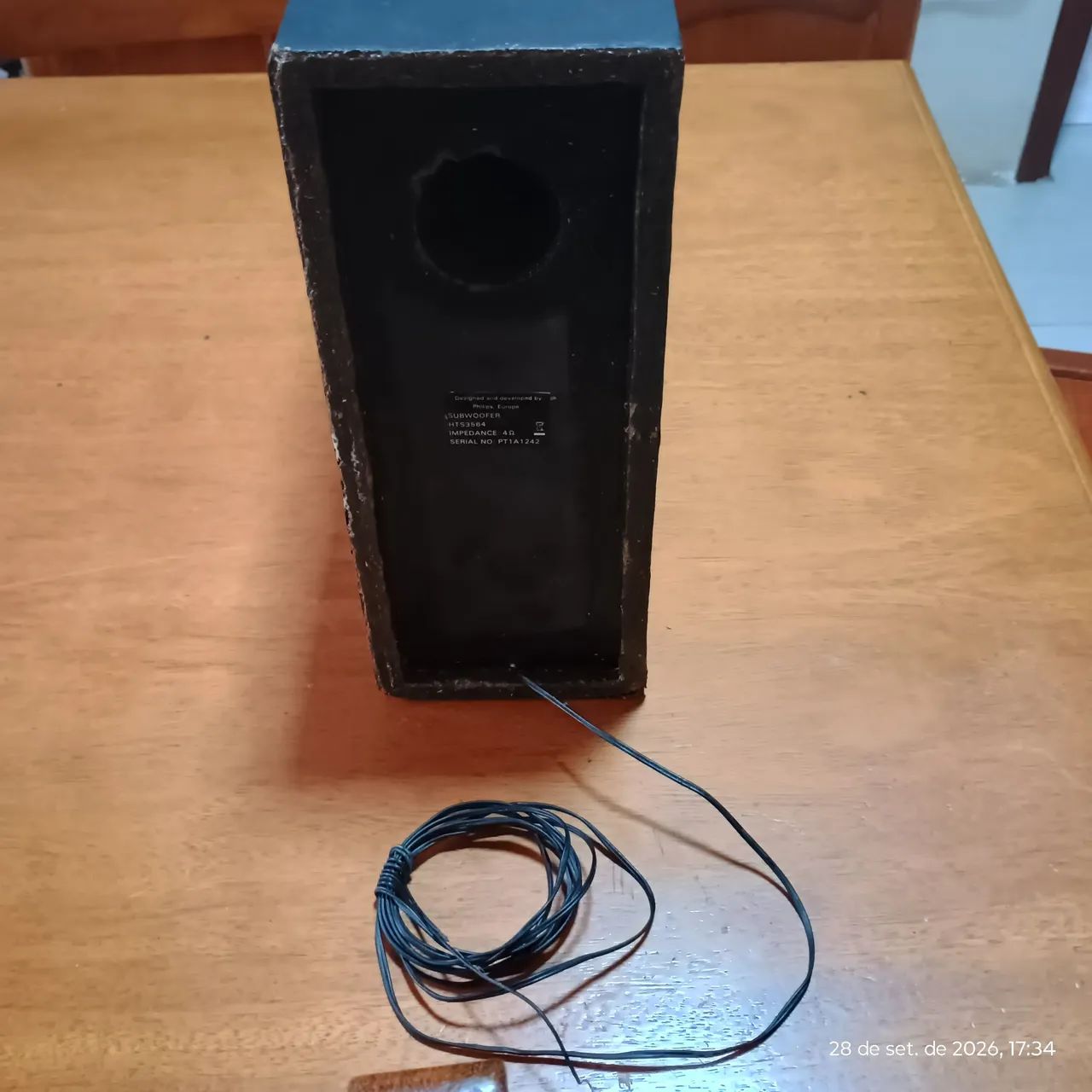 Subwoofer passivo Philips HTS3564 - Foto 3