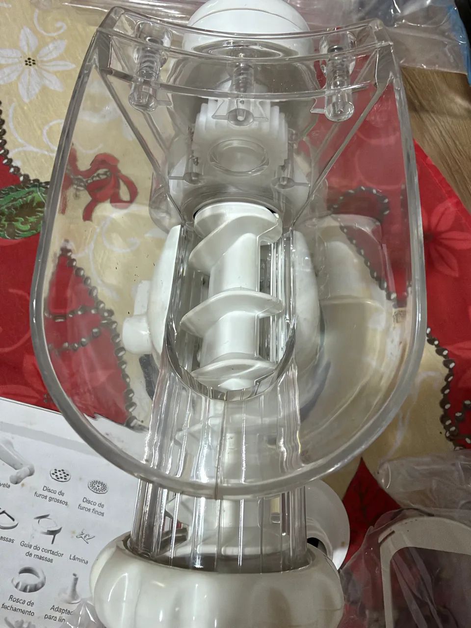 Moedor manual multifuncional para carnes e massas - Foto 3