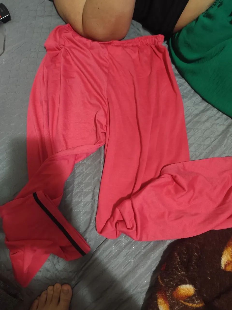 Cal ça rosa com a barra preta - Foto 2