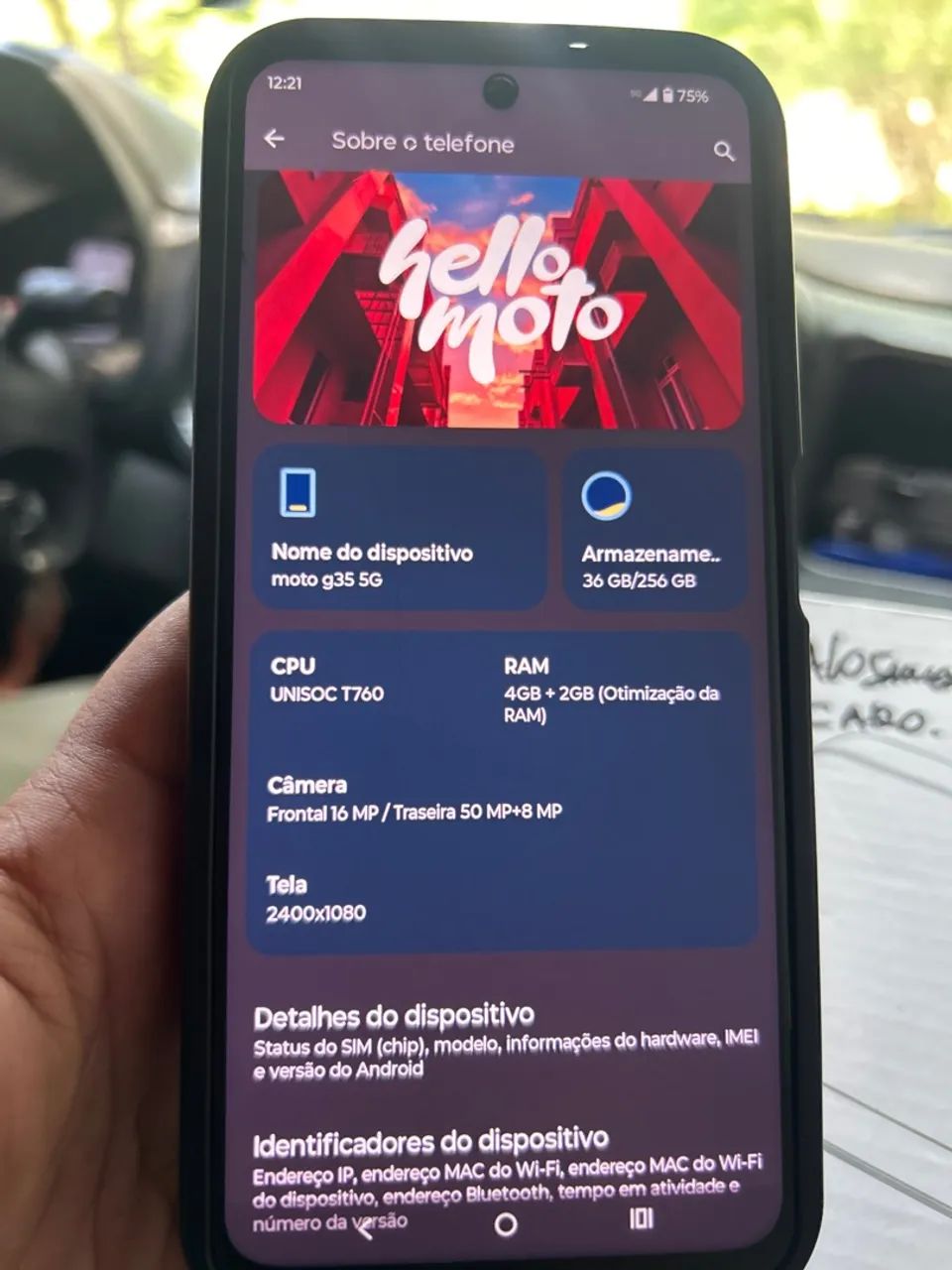 VEDE-SE MOTOG 35 5G. SEMI USADO - Foto 4