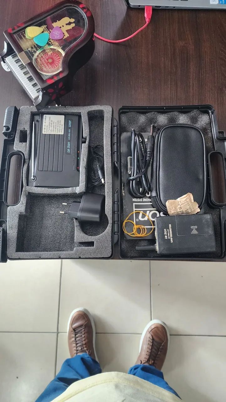 Microfone head set(microfone de cabeça) lesões ls 801
