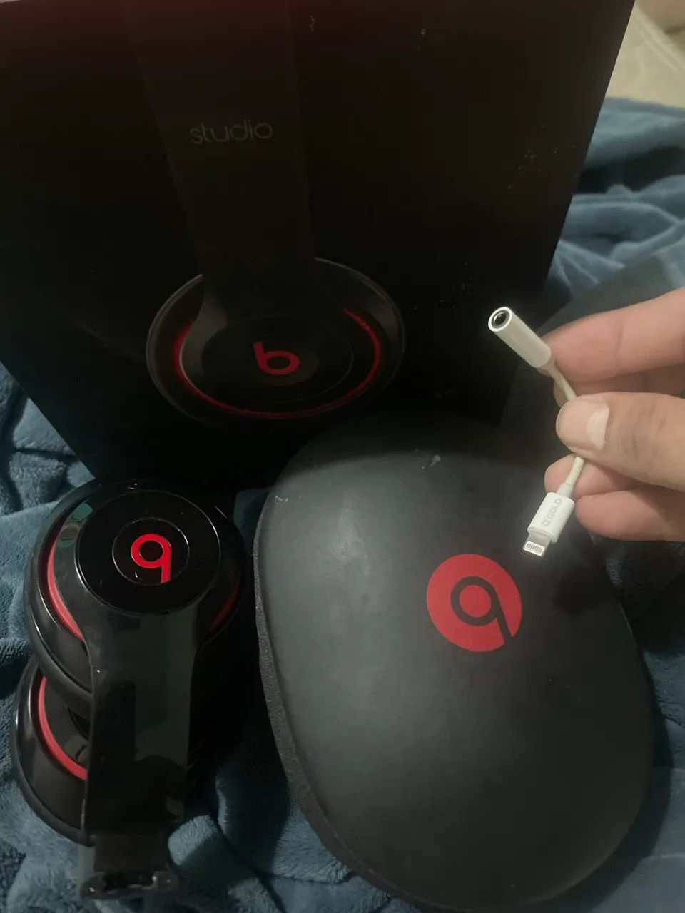 Headphone Beats Studio Original (Wired) - Completo na Caixa - Foto 3