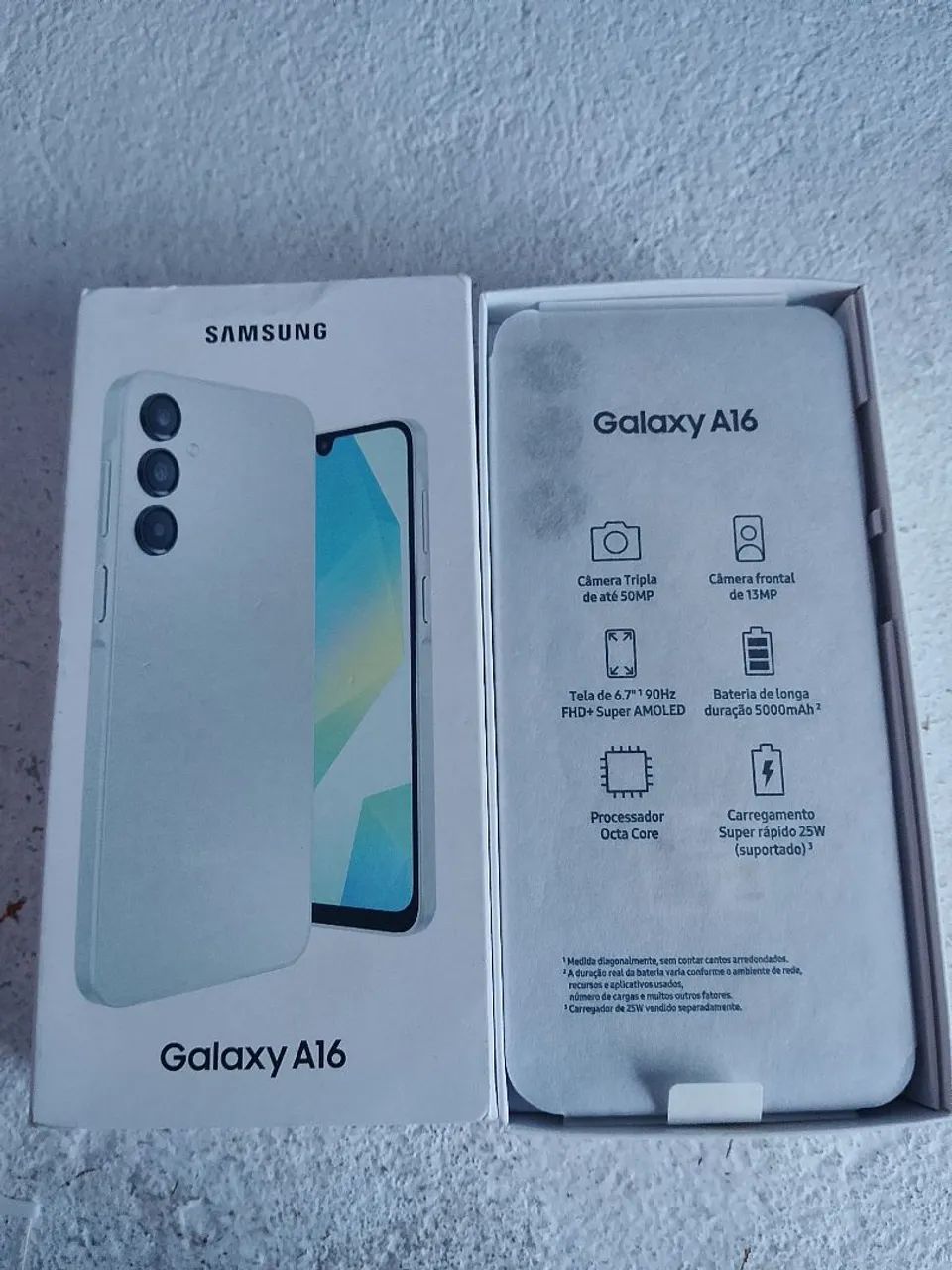 Samsung Galaxy A16 Novo nunca usado 