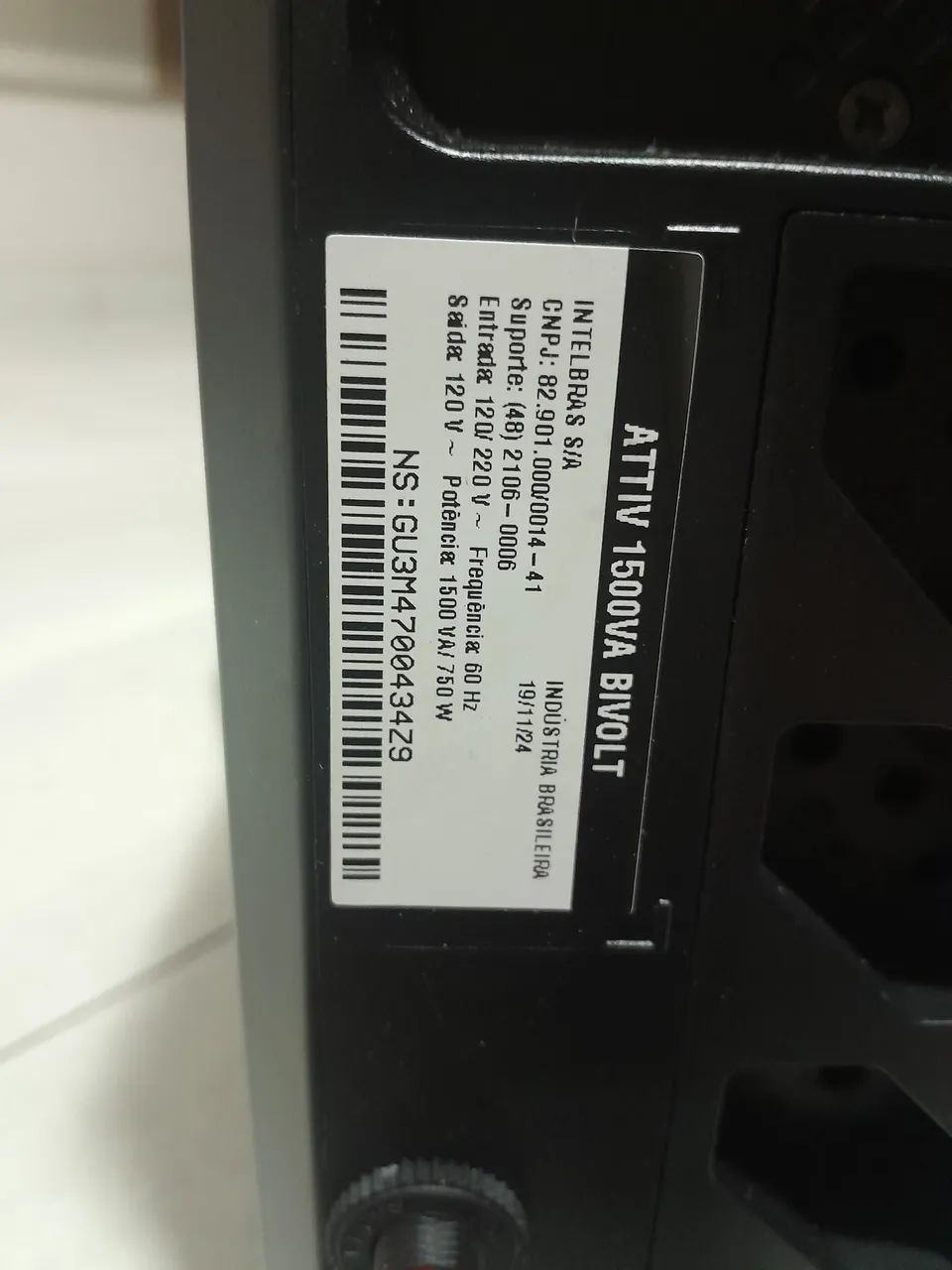 Nobreak intelbras attiv 1500 VA - Foto 6