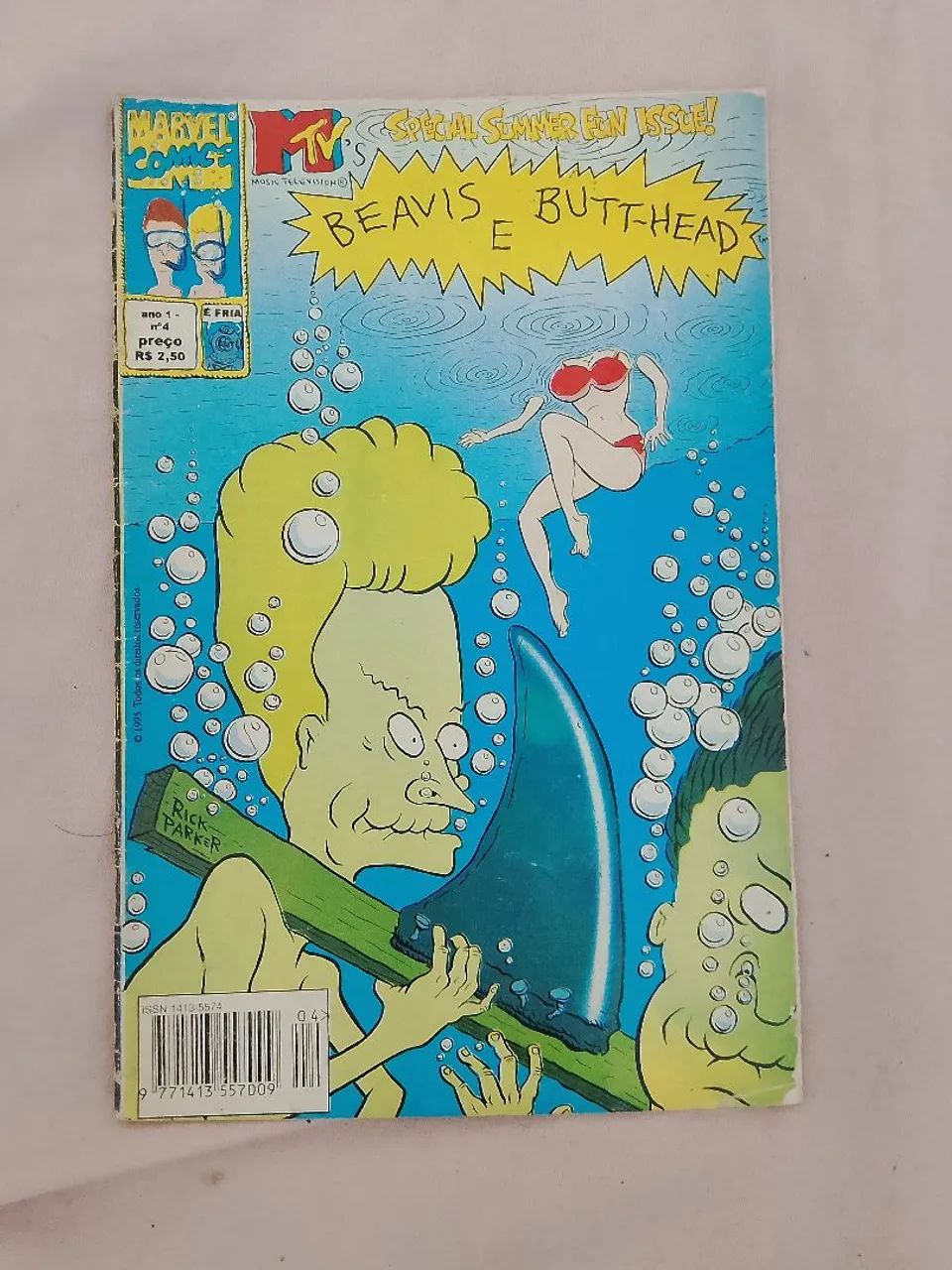 HQ Beavis E Butt Head N 4 De 1994 Editora Escala Gibi